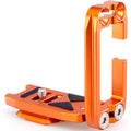 3 Legged Thing Ellie-PD Short Universal L-Bracket with Peak Design Capture-Compatible Base | Copper/Orange
