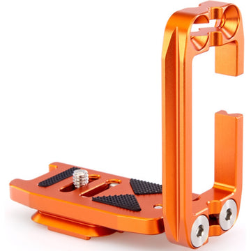 3 Legged Thing Ellie-PD Short Universal L-Bracket with Peak Design Capture-Compatible Base | Copper/Orange