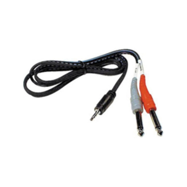 Hosa Technology Stereo Mini (3.5mm) Male to 2 Mono 1/4" Male Insert Y-Cable | 3'