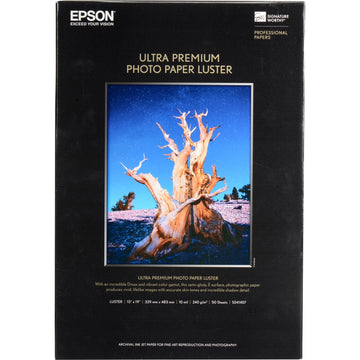 Epson Ultra Premium Photo Paper Luster | 13 x 19", 50 Sheets