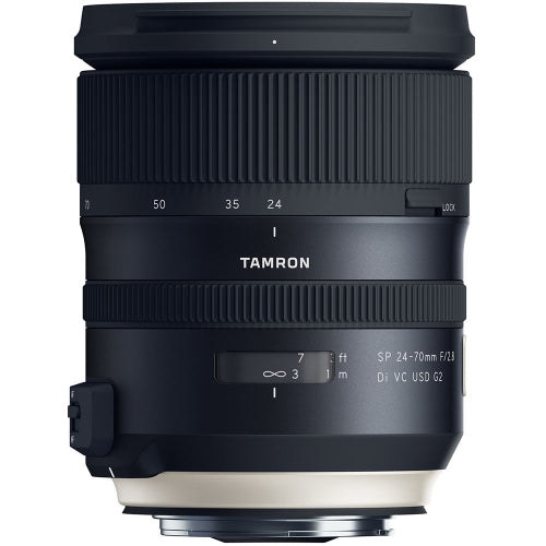 Tamron SP 24-70mm f/2.8 Di VC USD G2 Lens for Canon EF with 32GB SD Card, Filter Set, Cleaning Kit, Lens Pouch & Deluxe Bundle