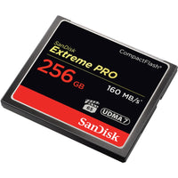 SanDisk 256GB Extreme Pro CompactFlash Memory Card | 160MB/s