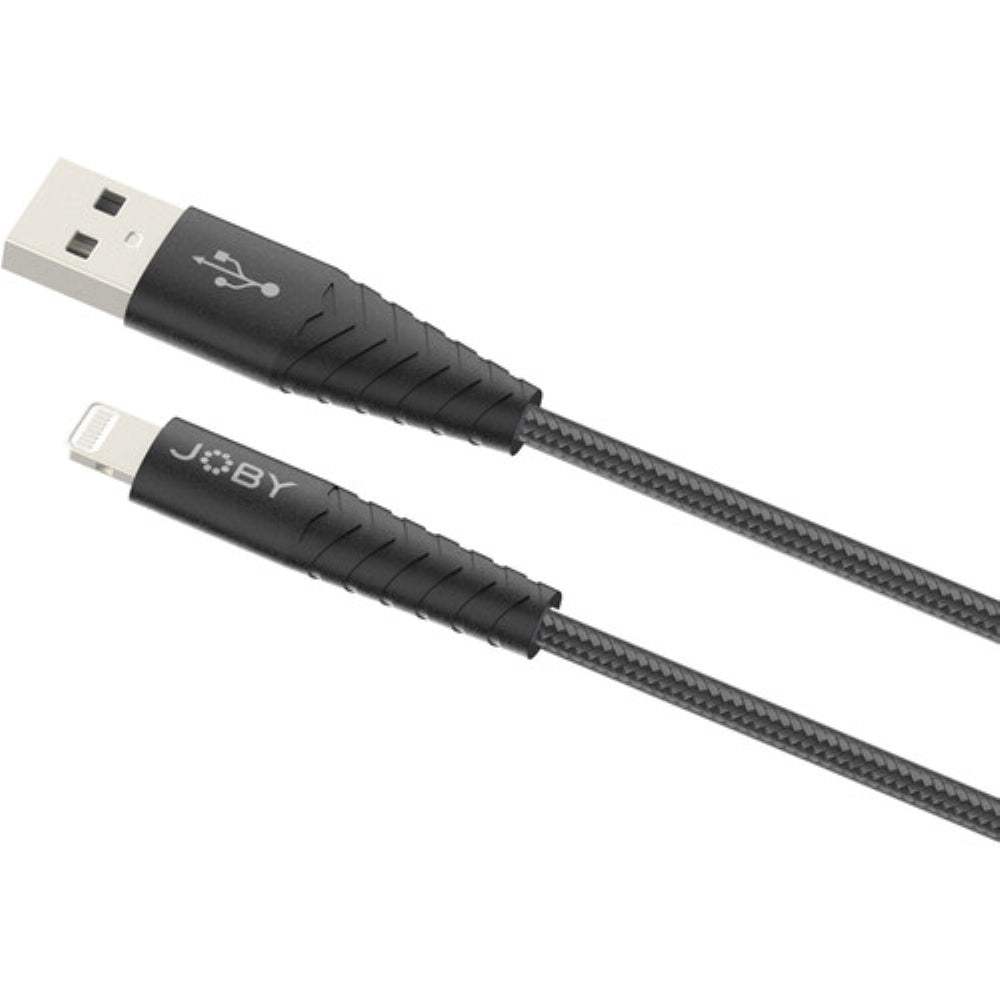 JOBY Charge & Sync Lightning Cable | 3.9', Black