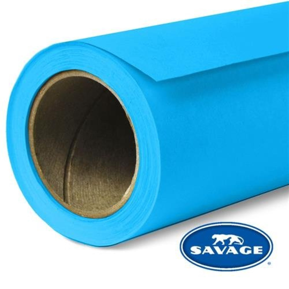 Savage Widetone Seamless Background Paper | 86" x 36'  -  #31 Blue Jay