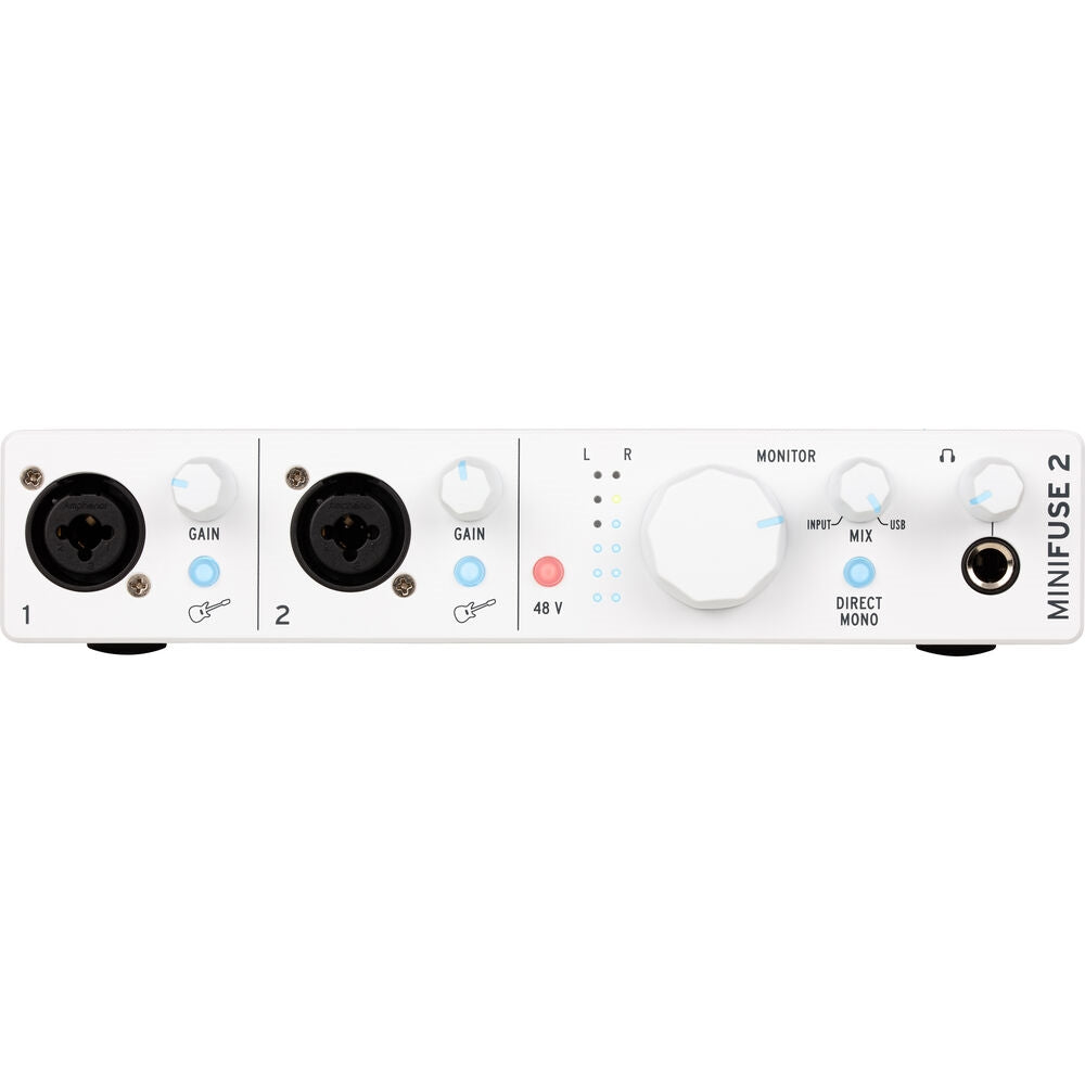 Arturia MiniFuse 2 Portable 2x2 USB Type-C Audio/MIDI Interface | White