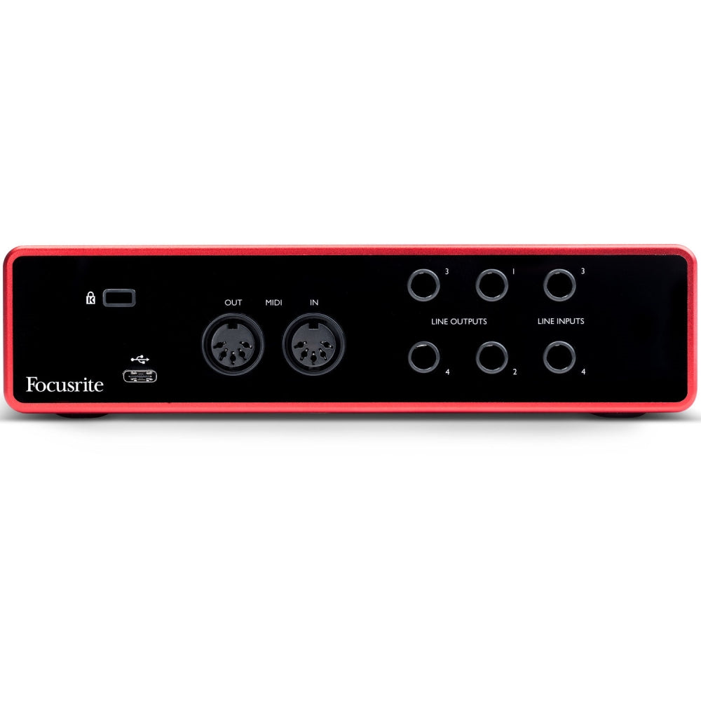 Focusrite Scarlett 4i4 4x4 USB Audio/MIDI Interface | 3rd Generation