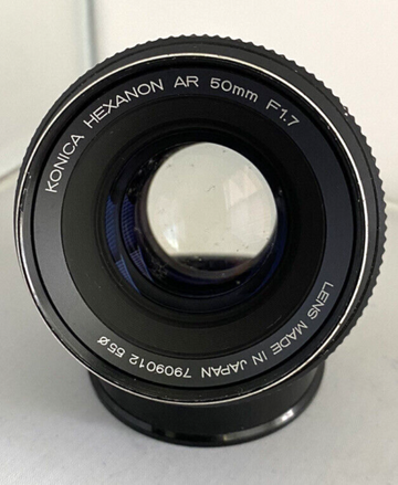 Used Konica T Hexanon AR 50mm f/1.7 Lens - Used Very Good