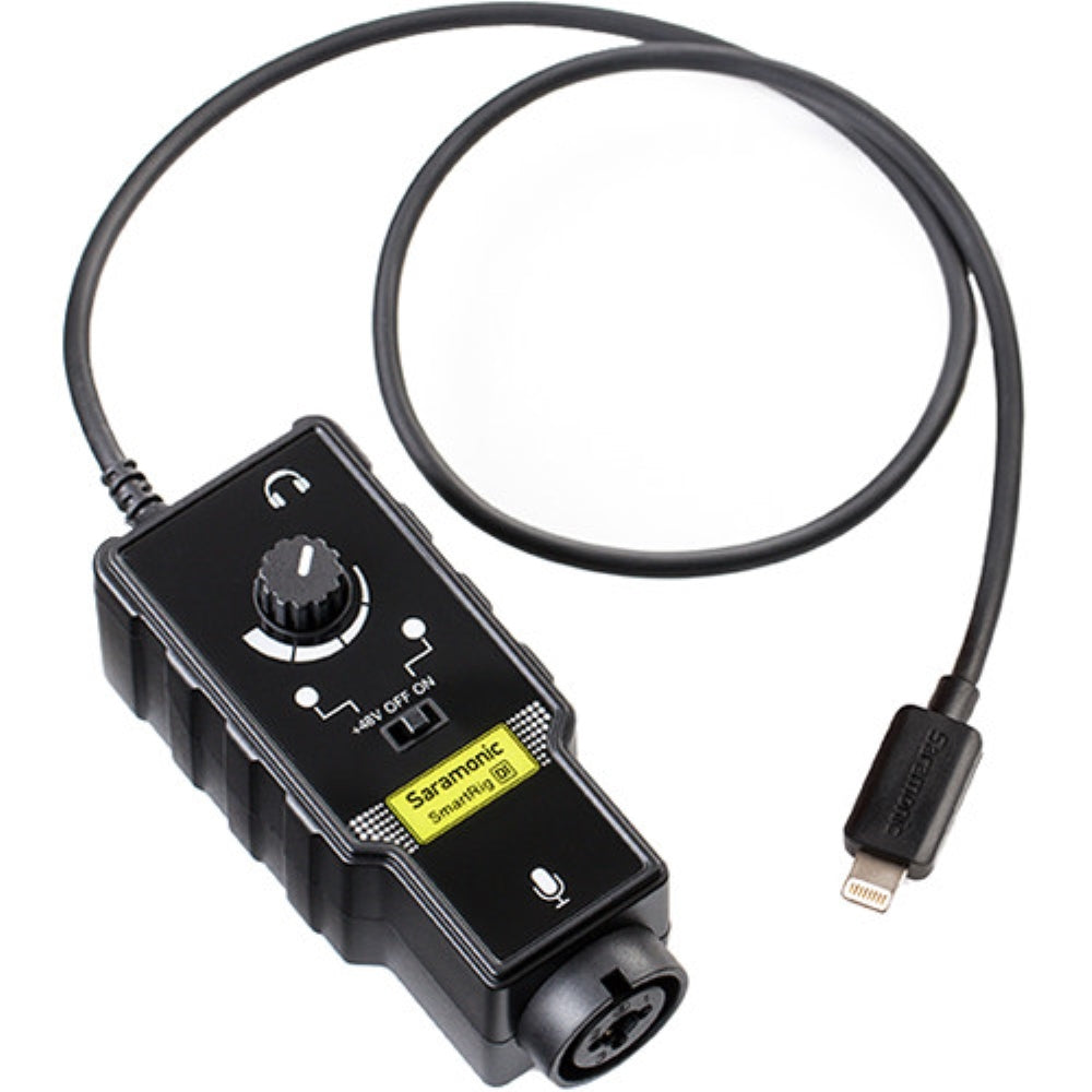 Saramonic SmartRig+ Di, Two-Channel Mic and Guitar Interface with Lightning Connector for iOS Devices