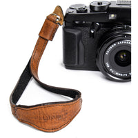 ONA Kyoto Leather Camera Wrist Strap - Antique Cognac