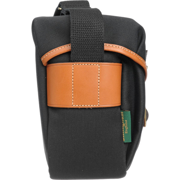 Billingham Digital Hadley Shoulder Bag | Black with Tan Leather Trim