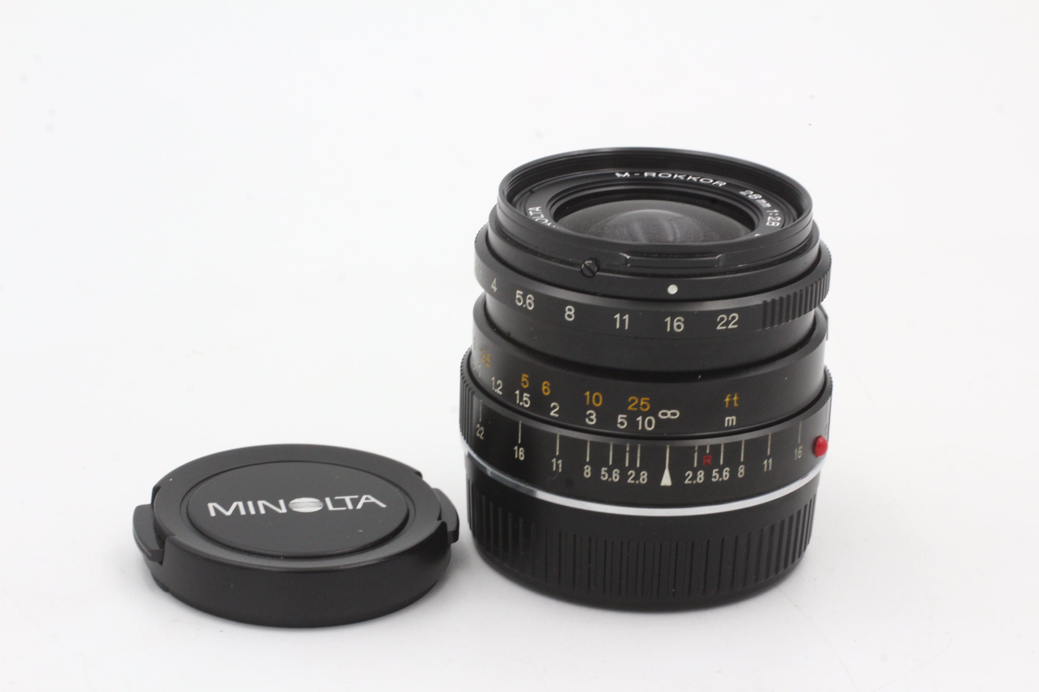 Used Minolta M 28mm f2.8 Rokkor Used Very Good