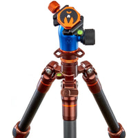 3 Legged Thing Albert 2.0 Tripod Kit with AirHed Pro Ball Head | Bronze and Blue
