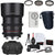 Rokinon 50mm T1.3 Compact High-Speed Cine Lens for Fujifilm X + 3-Piece Multi-Coated HD Filter Set + Keep Co. Lens Pouch – Large + Striker Deluxe Photo Starter Kit + Microfiber Cleaning Cloth + Digital Camera Case Bundle