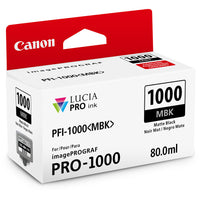 Canon PFI-1000 MBK LUCIA PRO Matte Black Ink Tank | 80ml