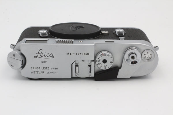 Used Leica M4 Camera Body Only Chrome - Used Very Good