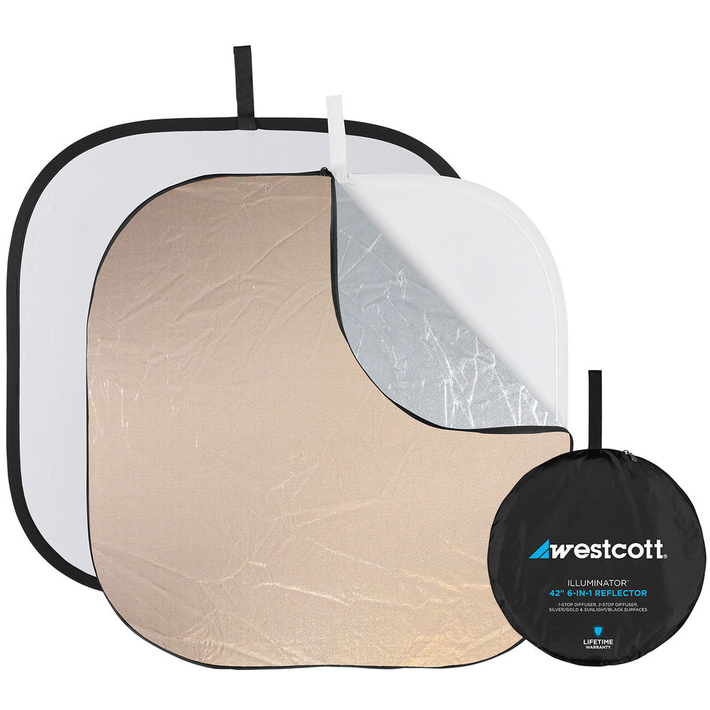 Westcott Illuminator 6-in-1 42" Reflector Kit