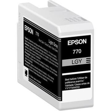 Epson 770 UltraChrome PRO10 Light Gray Ink Cartridge | 25mL