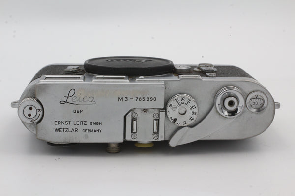 Used Leica M3 Double Stroke Camera Body Only Chrome - Used Very Good