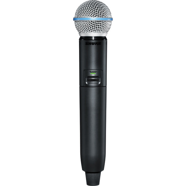 Shure GLXD24R+ Dual-Band Wireless Vocal Rack System with BETA 58A Microphone | Z3: 2.4, 5.8 GHz
