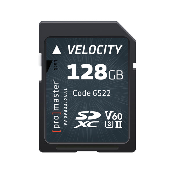 PROMASTER 6522 SDXC 128GB VELOCITY MEMORY CARD 1900X