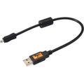 Tether Tools TetherPro USB 2.0 Type-A Male to Mini-B Male Cable | 1', Black