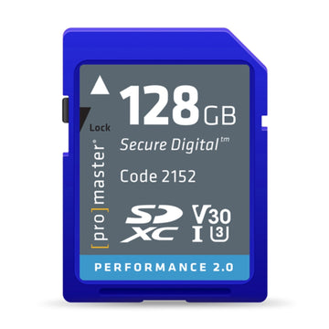Promaster SDXC 128GB Performance 2.0 Memory Card