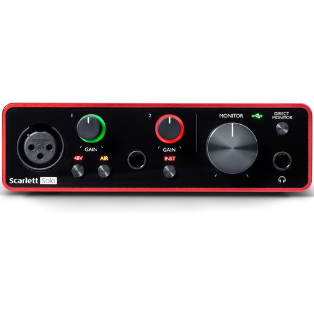 Focusrite Scarlett Solo 2x2 USB Audio Interface | 3rd Generation