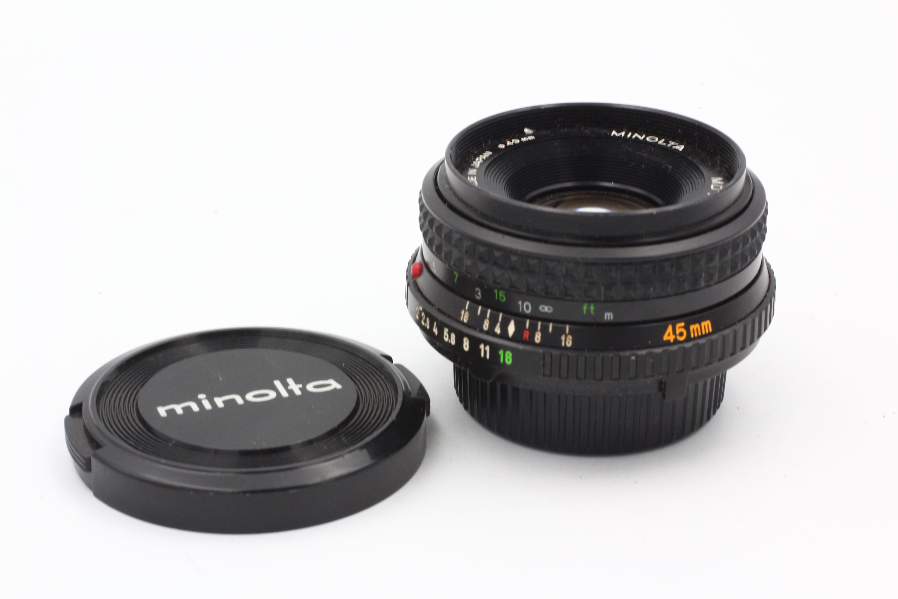 Used Minolta MD 45mm f2 Used Very Good