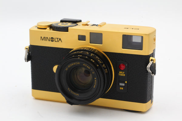Used Minolta CLE Gold Kit with 40mm f2 M Rokkor - Used Like New