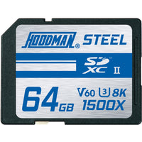 Hoodman 64GB Steel UHS-II SDXC Memory Card