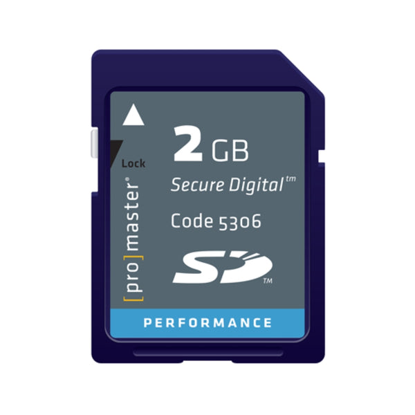 Promaster SD 2GB Performance Memory Card