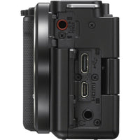 Sony ZV-E10 Mirrorless Camera | Body Only, Black Bundled with Sony E 10-20mm f/4 PZ G Lens + Sony Vlogger Accessory Kit (3 items)