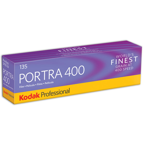 Kodak Professional Portra 400 Color Negative Film | 35mm Roll Film, 36 Exposures, 5-Pack