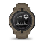 Garmin Instinct 2 Solar GPS Watch | Tactical Edition, Coyote Tan