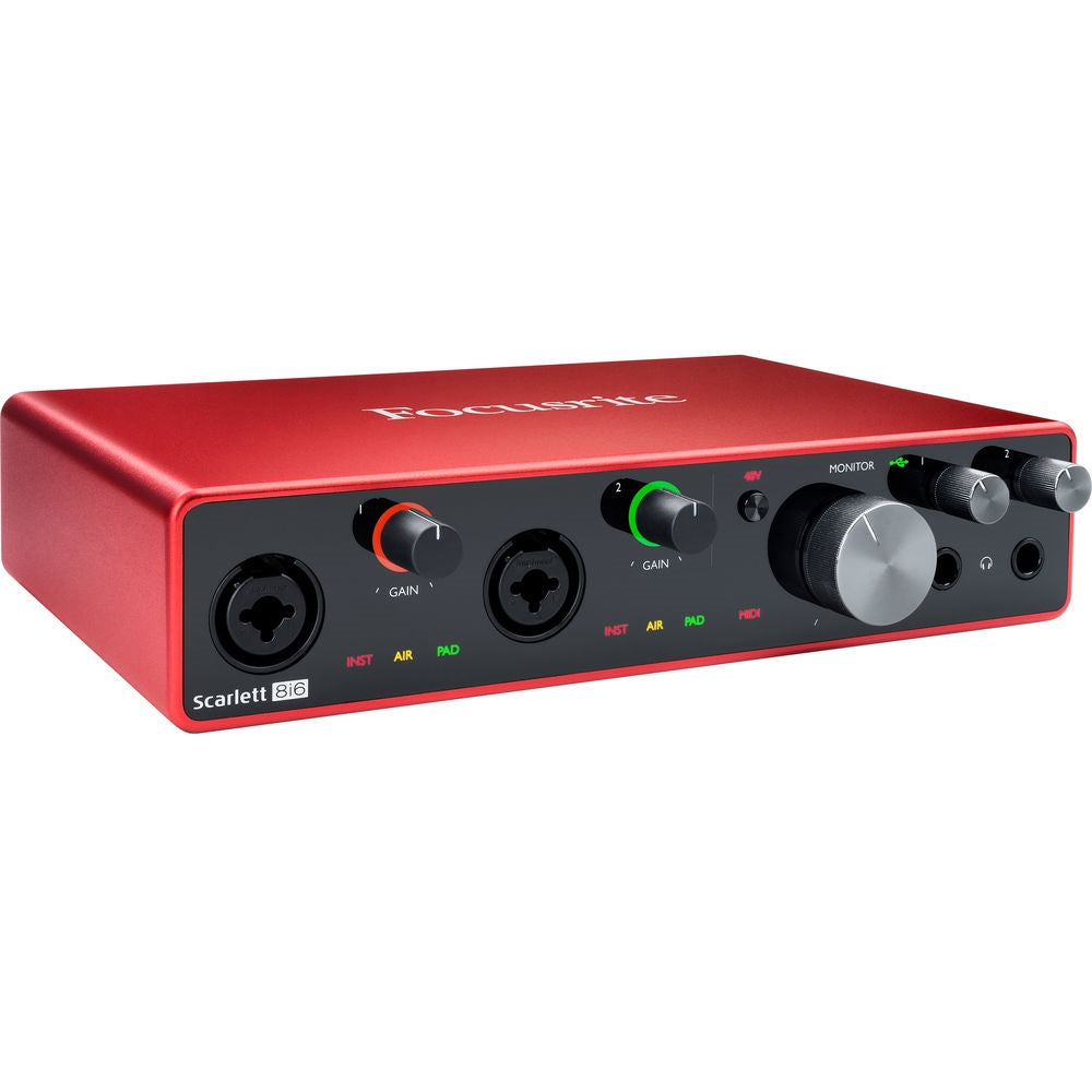 Focusrite Scarlett 8i6 8x6 USB Audio/MIDI Interface | 3rd Generation