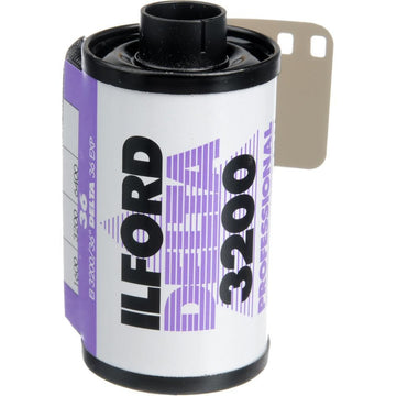 Ilford Delta 3200 Professional Black and White Negative Film - 35mm Roll Film, 36 Exposures