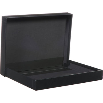 Archival Methods Onyx Portfolio Box | 8.5 x 11 x 1.4", Black Buckram with Black Interior