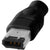 Tether Tools TetherPro FireWire 800 9-Pin to FireWire 400 6-Pin Cable | Black, 15'