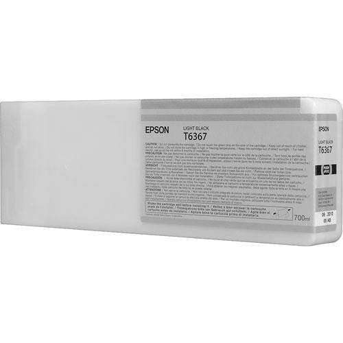 Epson T636700 Light Black UltraChrome HDR Ink Cartridge | 700 mL