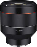 Rokinon 85mm f/1.4 Autofocus Full Frame Lens (for Sony Alpha E-Mount FE Camera) with Flash + Cleaning Kit