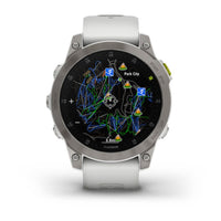Garmin epix Gen 2 Sapphire Smartwatch | White Titanium