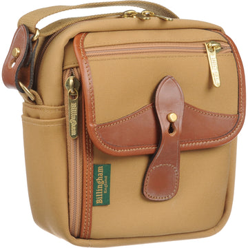 Billingham Stowaway Pola Shoulder Bag | Khaki with Tan Leather Trim