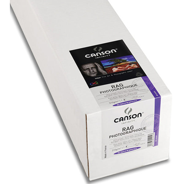 Canson Infinity Rag Photographique 310 gsm Archival Inkjet Paper | 60" x 50' Roll
