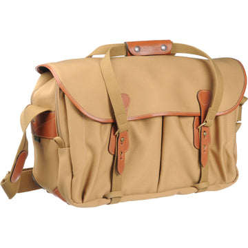 Billingham 555 Camera Bag | Khaki with Tan Leather Trim