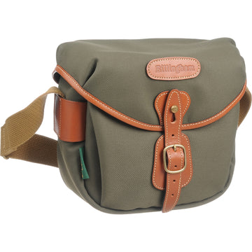 Billingham Digital Hadley Shoulder Bag | Sage with Tan Leather Trim