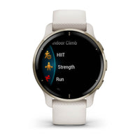 Garmin Venu 2 Plus Smartwatch | White/Platinum Rose