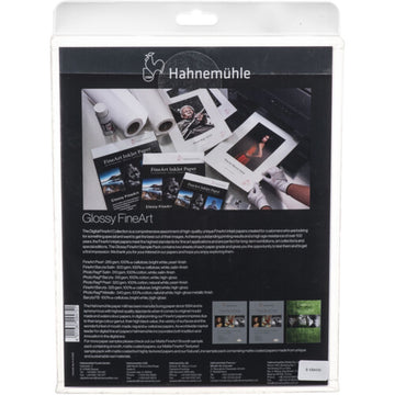 Hahnemühle Glossy FineArt Inkjet Paper Sample Pack | 8.5 x 11", 14 Sheets