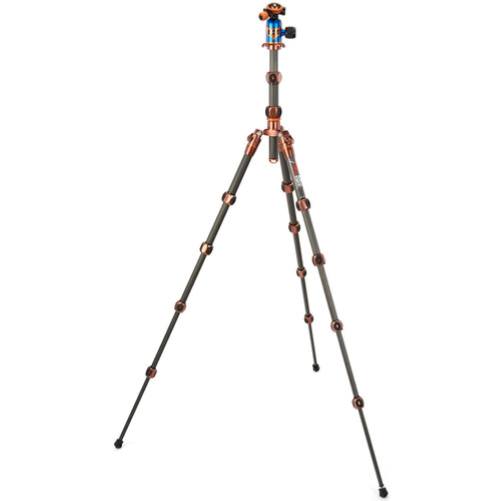 3 Legged Thing Legends Ray Carbon Fiber Tripod with AirHed Vu Ball Head Set | Bronze / Blue