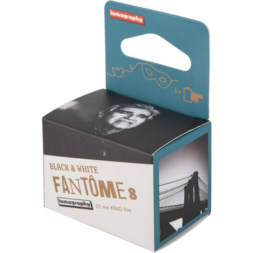 Lomography Fantome Kino 8 Black and White Negative Film | 35mm Roll Film, 36 Exposures