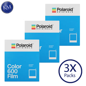 Polaroid Originals Color 600 Instant Fresh Film (24 Exposures) - 3 Pack